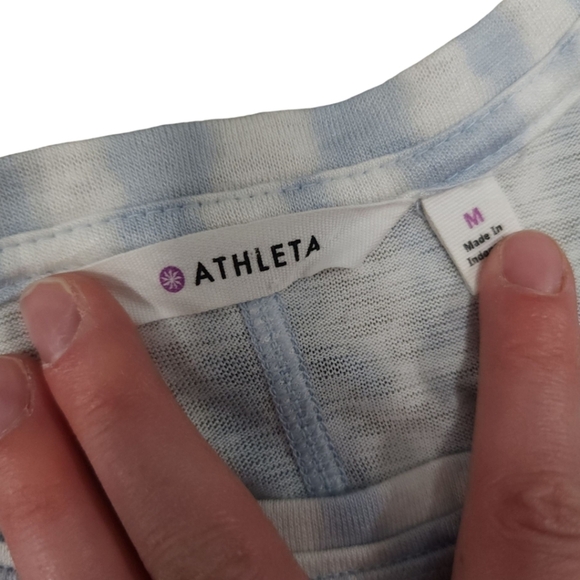 Athleta Tie Dye High Neck Tank Top Size Medium - Picture 8 of 10